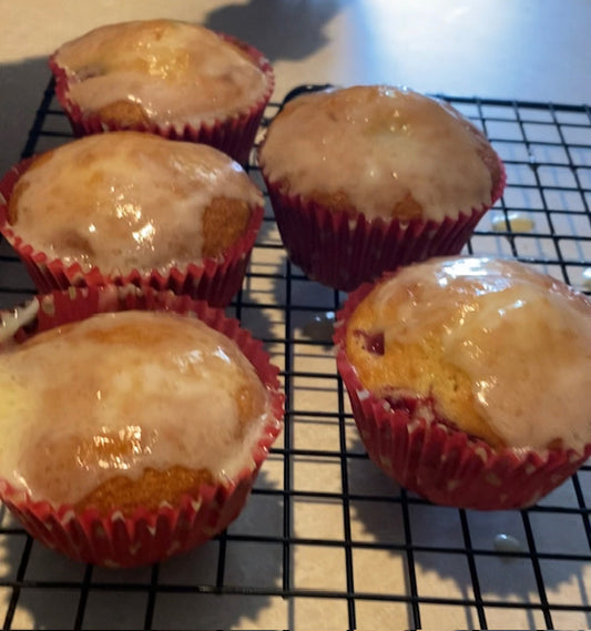 Strawberry Lemon Muffins