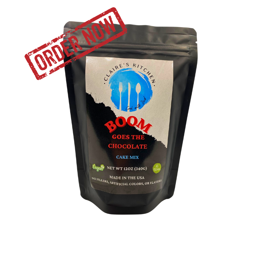 BOOM Goes the Chocolate Cake Mix