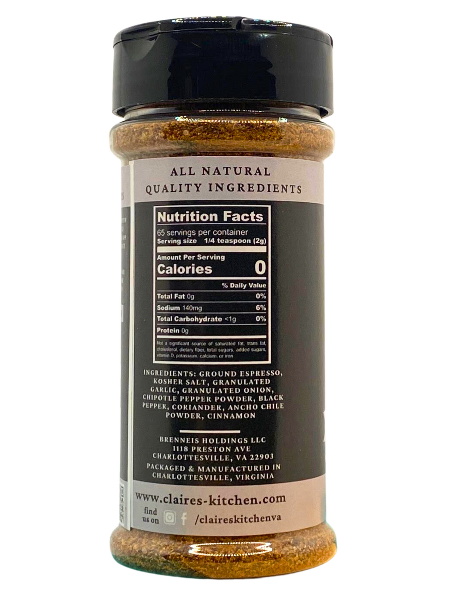 Espresso Chipotle Seasoning 4.6oz