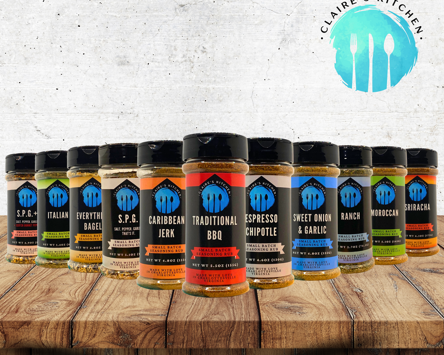 Claire's Kitchen Small Batch Seasoning Rubs